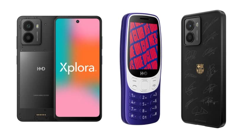 HMD Global Unveils 4 New Phones at MWC 2025, Including a Unique Detox Mode and FC Barcelona Editions