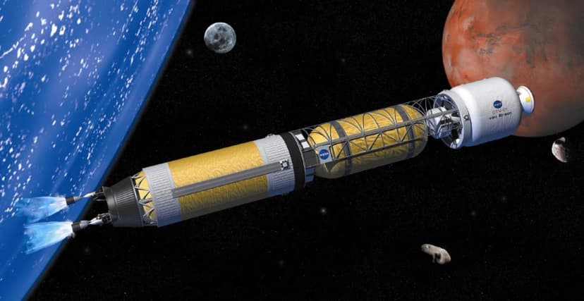 New Nuclear Rocket Could Cut Mars Travel Time in Half, Changing Space Exploration Forever